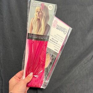 Vibrant Pink Hair Extensions